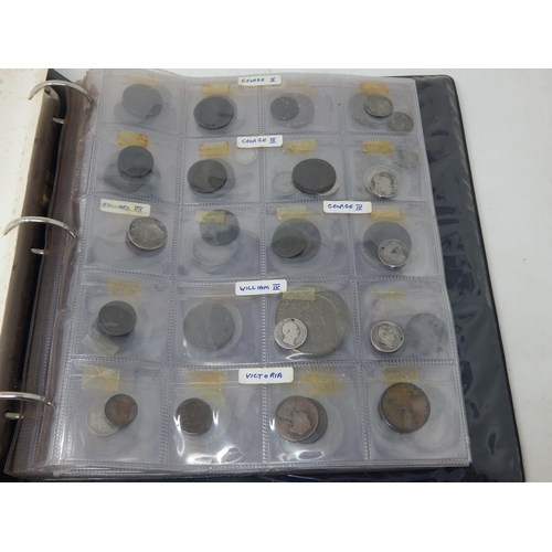 70 - Steward Coin Album containing a large quantity of George II & Later British Coinage Including Silver... 