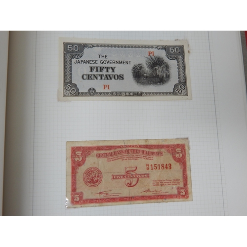 71 - Two Albums containing an Extensive & interesting collection of U.K & World Banknotes from a Private ... 