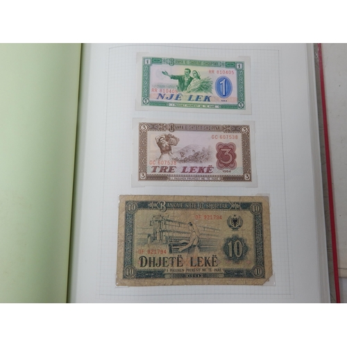 71 - Two Albums containing an Extensive & interesting collection of U.K & World Banknotes from a Private ... 