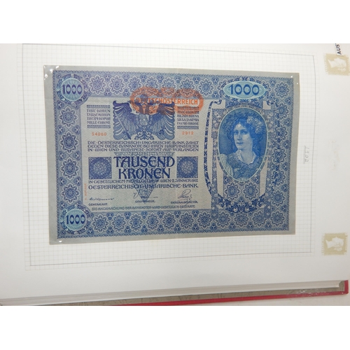 71 - Two Albums containing an Extensive & interesting collection of U.K & World Banknotes from a Private ... 