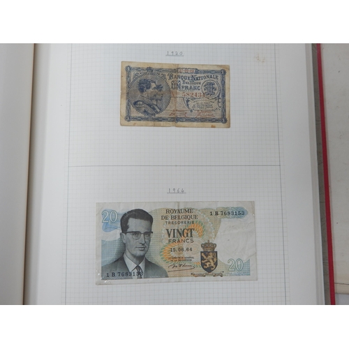 71 - Two Albums containing an Extensive & interesting collection of U.K & World Banknotes from a Private ... 