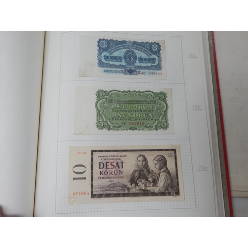 71 - Two Albums containing an Extensive & interesting collection of U.K & World Banknotes from a Private ... 