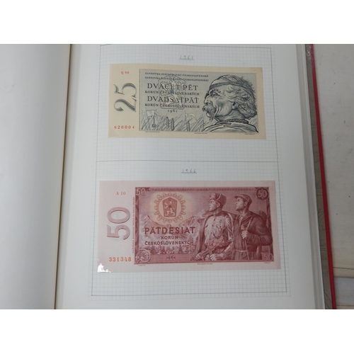 71 - Two Albums containing an Extensive & interesting collection of U.K & World Banknotes from a Private ... 