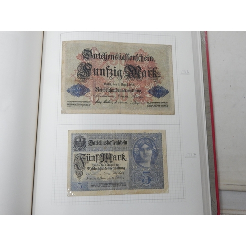 71 - Two Albums containing an Extensive & interesting collection of U.K & World Banknotes from a Private ... 