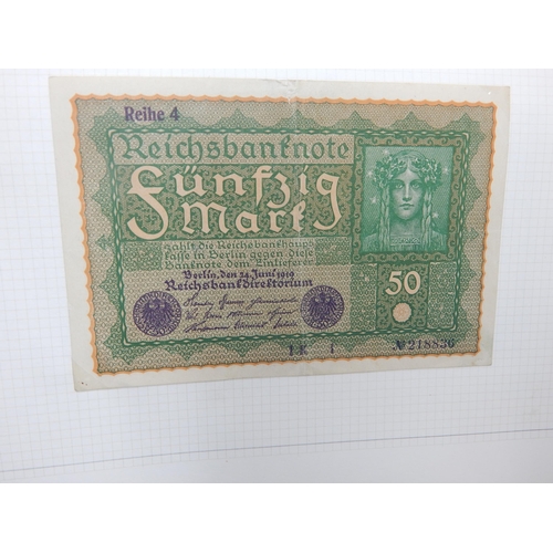 71 - Two Albums containing an Extensive & interesting collection of U.K & World Banknotes from a Private ... 