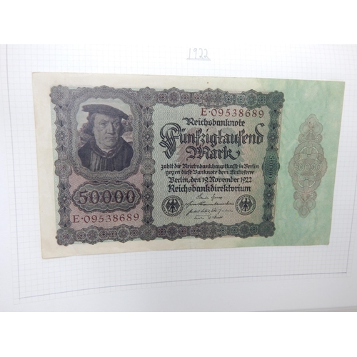 71 - Two Albums containing an Extensive & interesting collection of U.K & World Banknotes from a Private ... 