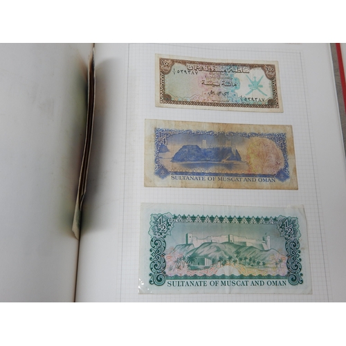 71 - Two Albums containing an Extensive & interesting collection of U.K & World Banknotes from a Private ... 