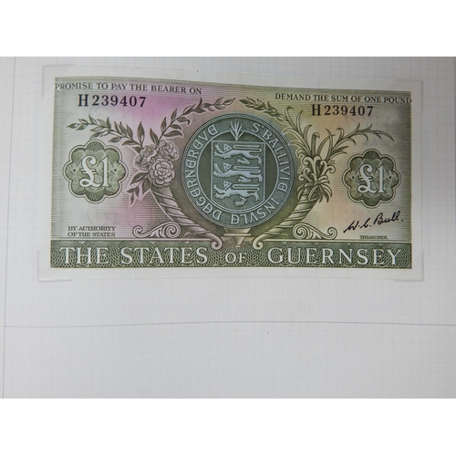 71 - Two Albums containing an Extensive & interesting collection of U.K & World Banknotes from a Private ... 