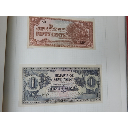 71 - Two Albums containing an Extensive & interesting collection of U.K & World Banknotes from a Private ... 