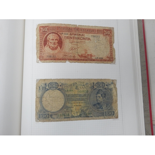 71 - Two Albums containing an Extensive & interesting collection of U.K & World Banknotes from a Private ... 