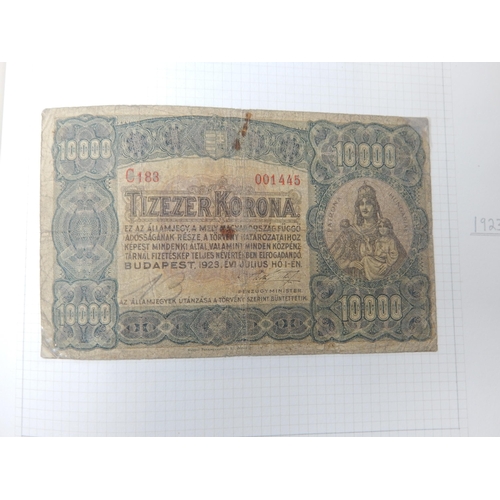 71 - Two Albums containing an Extensive & interesting collection of U.K & World Banknotes from a Private ... 