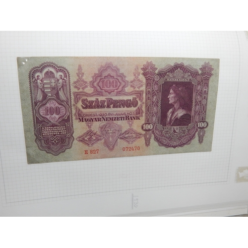 71 - Two Albums containing an Extensive & interesting collection of U.K & World Banknotes from a Private ... 