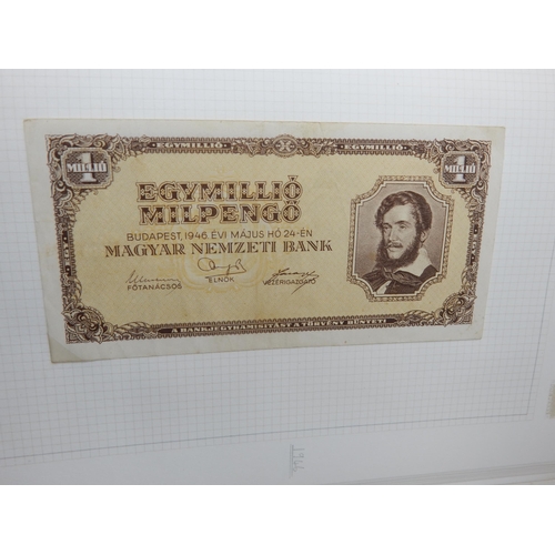 71 - Two Albums containing an Extensive & interesting collection of U.K & World Banknotes from a Private ... 