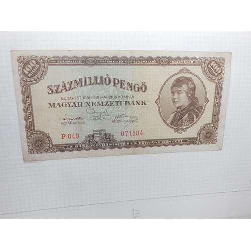 71 - Two Albums containing an Extensive & interesting collection of U.K & World Banknotes from a Private ... 