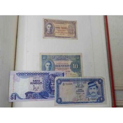 71 - Two Albums containing an Extensive & interesting collection of U.K & World Banknotes from a Private ... 