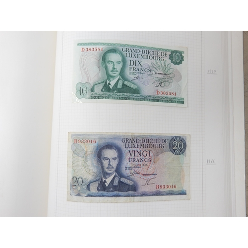 71 - Two Albums containing an Extensive & interesting collection of U.K & World Banknotes from a Private ... 