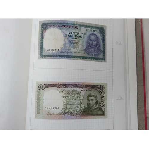 71 - Two Albums containing an Extensive & interesting collection of U.K & World Banknotes from a Private ... 