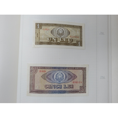 71 - Two Albums containing an Extensive & interesting collection of U.K & World Banknotes from a Private ... 