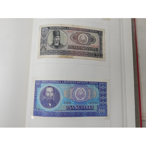 71 - Two Albums containing an Extensive & interesting collection of U.K & World Banknotes from a Private ... 