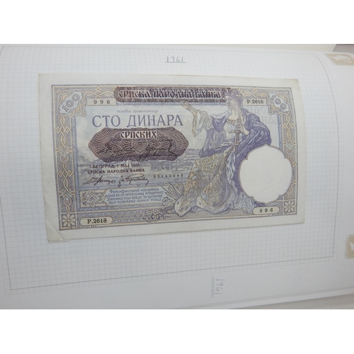 71 - Two Albums containing an Extensive & interesting collection of U.K & World Banknotes from a Private ... 