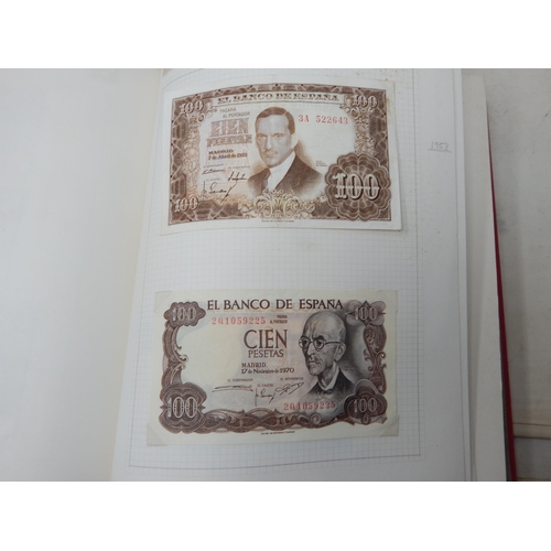 71 - Two Albums containing an Extensive & interesting collection of U.K & World Banknotes from a Private ... 