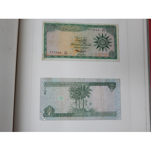 71 - Two Albums containing an Extensive & interesting collection of U.K & World Banknotes from a Private ... 