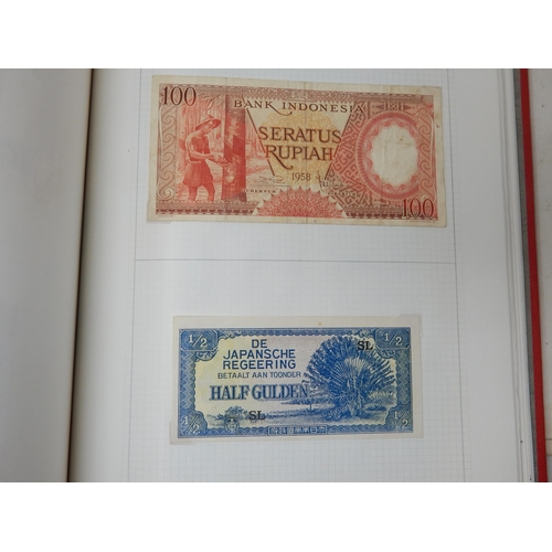 71 - Two Albums containing an Extensive & interesting collection of U.K & World Banknotes from a Private ... 