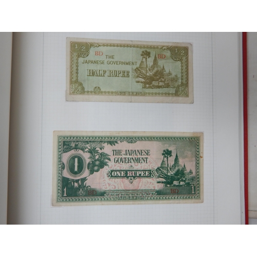 71 - Two Albums containing an Extensive & interesting collection of U.K & World Banknotes from a Private ... 