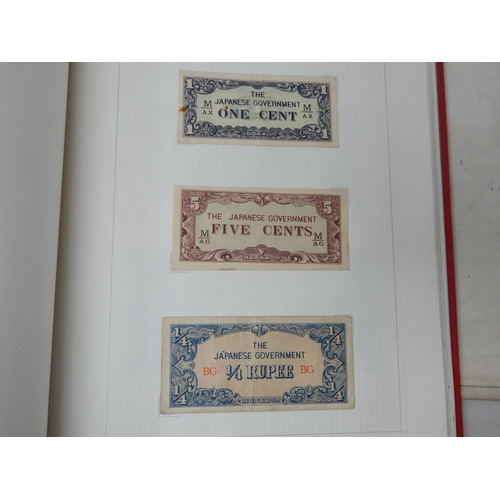 71 - Two Albums containing an Extensive & interesting collection of U.K & World Banknotes from a Private ... 