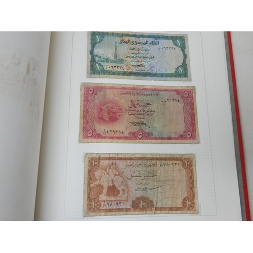 71 - Two Albums containing an Extensive & interesting collection of U.K & World Banknotes from a Private ... 