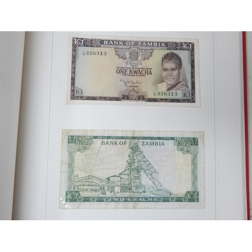 71 - Two Albums containing an Extensive & interesting collection of U.K & World Banknotes from a Private ... 