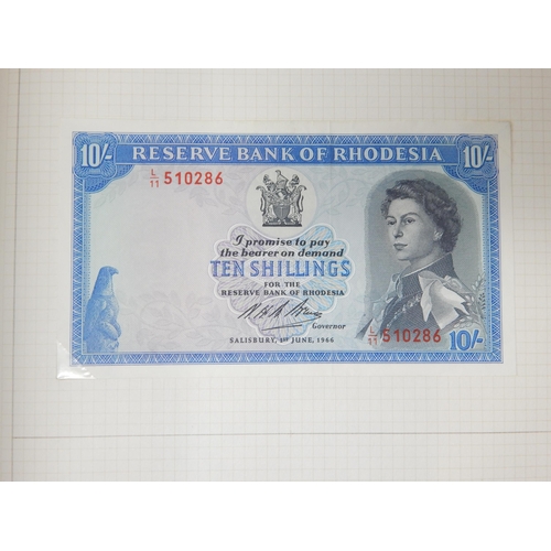 71 - Two Albums containing an Extensive & interesting collection of U.K & World Banknotes from a Private ... 