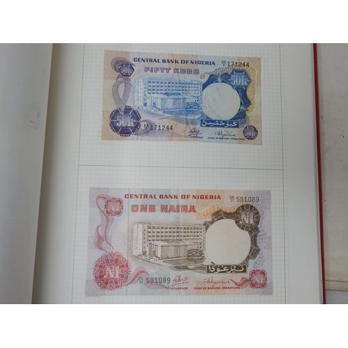 71 - Two Albums containing an Extensive & interesting collection of U.K & World Banknotes from a Private ... 