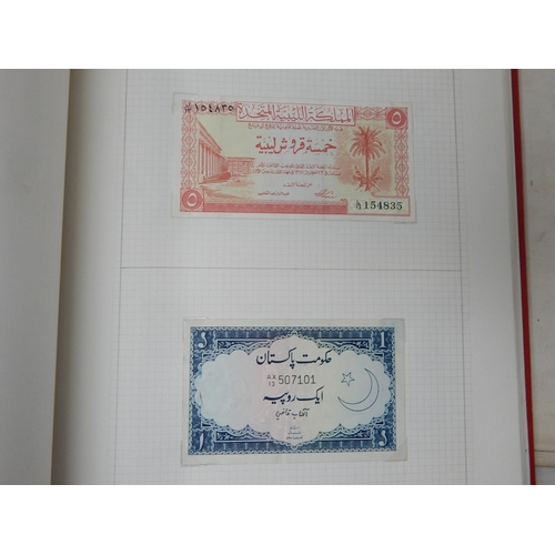 71 - Two Albums containing an Extensive & interesting collection of U.K & World Banknotes from a Private ... 