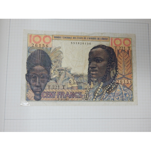 71 - Two Albums containing an Extensive & interesting collection of U.K & World Banknotes from a Private ... 