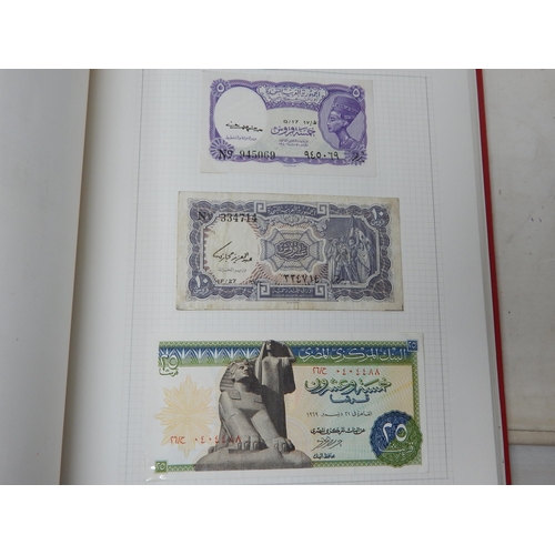 71 - Two Albums containing an Extensive & interesting collection of U.K & World Banknotes from a Private ... 