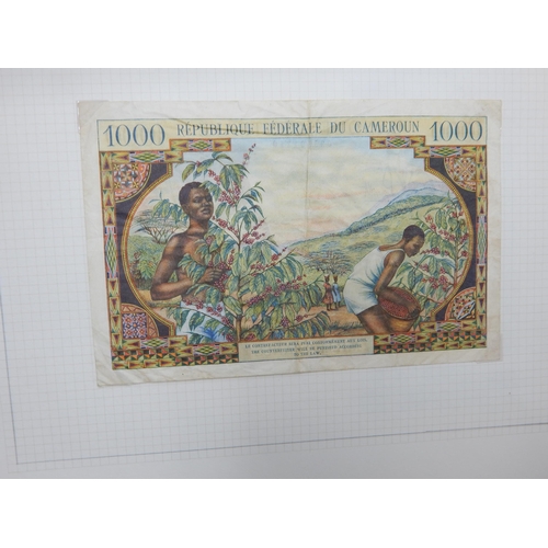 71 - Two Albums containing an Extensive & interesting collection of U.K & World Banknotes from a Private ... 