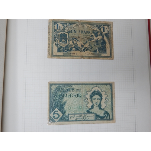 71 - Two Albums containing an Extensive & interesting collection of U.K & World Banknotes from a Private ... 