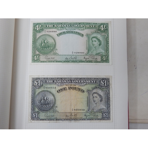 71 - Two Albums containing an Extensive & interesting collection of U.K & World Banknotes from a Private ... 