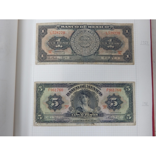 71 - Two Albums containing an Extensive & interesting collection of U.K & World Banknotes from a Private ... 