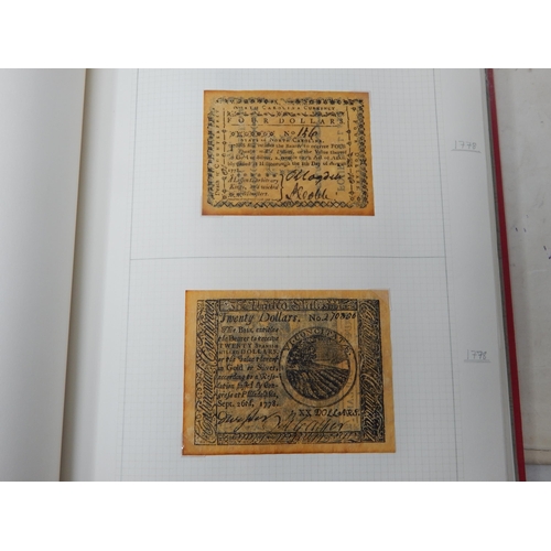 71 - Two Albums containing an Extensive & interesting collection of U.K & World Banknotes from a Private ... 