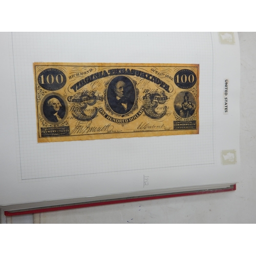 71 - Two Albums containing an Extensive & interesting collection of U.K & World Banknotes from a Private ... 