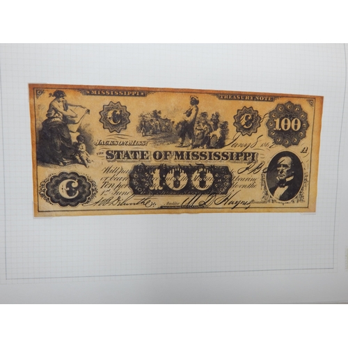 71 - Two Albums containing an Extensive & interesting collection of U.K & World Banknotes from a Private ... 