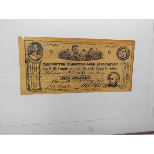 71 - Two Albums containing an Extensive & interesting collection of U.K & World Banknotes from a Private ... 