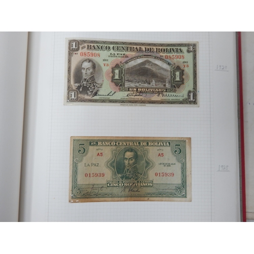 71 - Two Albums containing an Extensive & interesting collection of U.K & World Banknotes from a Private ... 