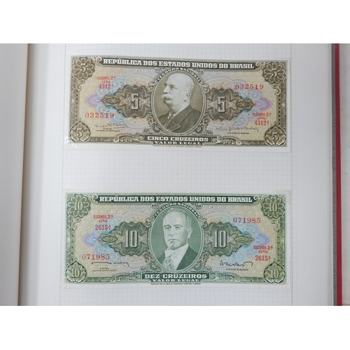 71 - Two Albums containing an Extensive & interesting collection of U.K & World Banknotes from a Private ... 