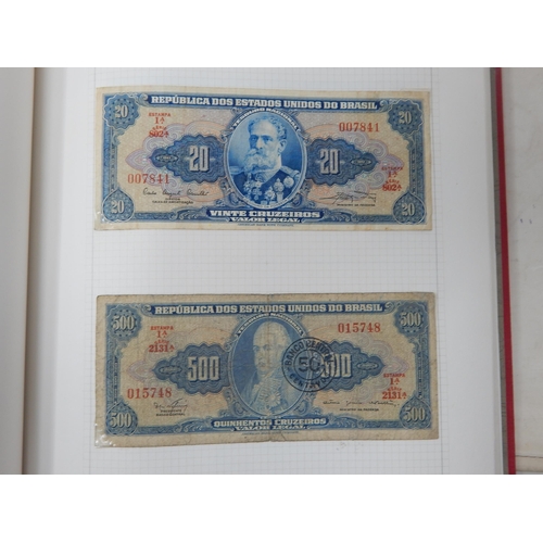 71 - Two Albums containing an Extensive & interesting collection of U.K & World Banknotes from a Private ... 