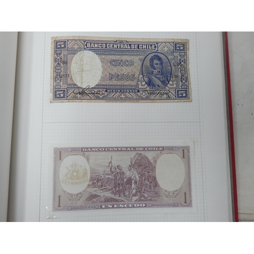 71 - Two Albums containing an Extensive & interesting collection of U.K & World Banknotes from a Private ... 