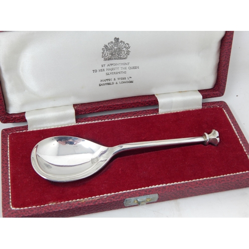 126 - 16th Century Silver reproduction Spoons Including The Seal Top Spoon & Maidenhead Spoon: Hallmarked ... 