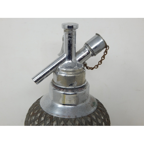 338 - Vintage Sparklets Ltd, London Soda Syphon with Soda Chargers